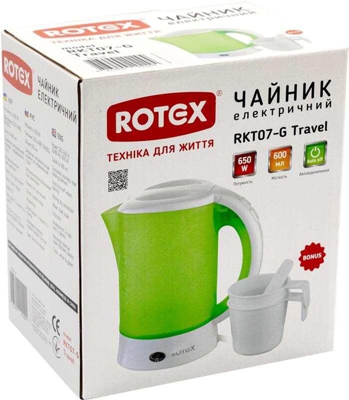 Электрочайник Rotex RKT07-G Travel
