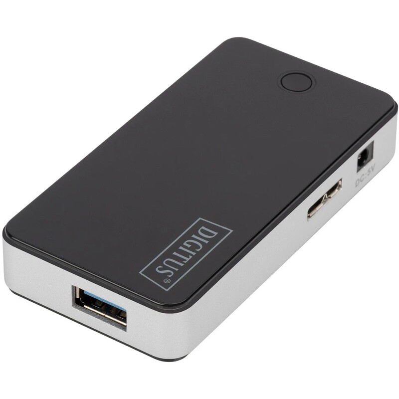 Концентратор USB 3.0 Digitus, 4xUSB3.0, 1.2 м (DA-70231)