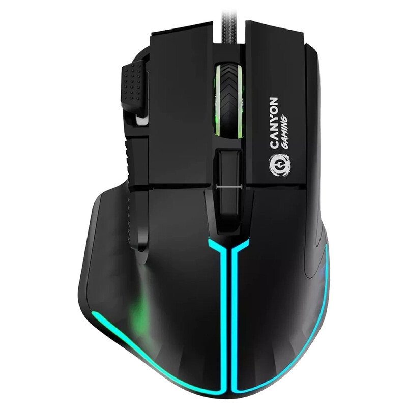 Миша Canyon Fortnax GM-636 RGB USB Black (CND-SGM636B)