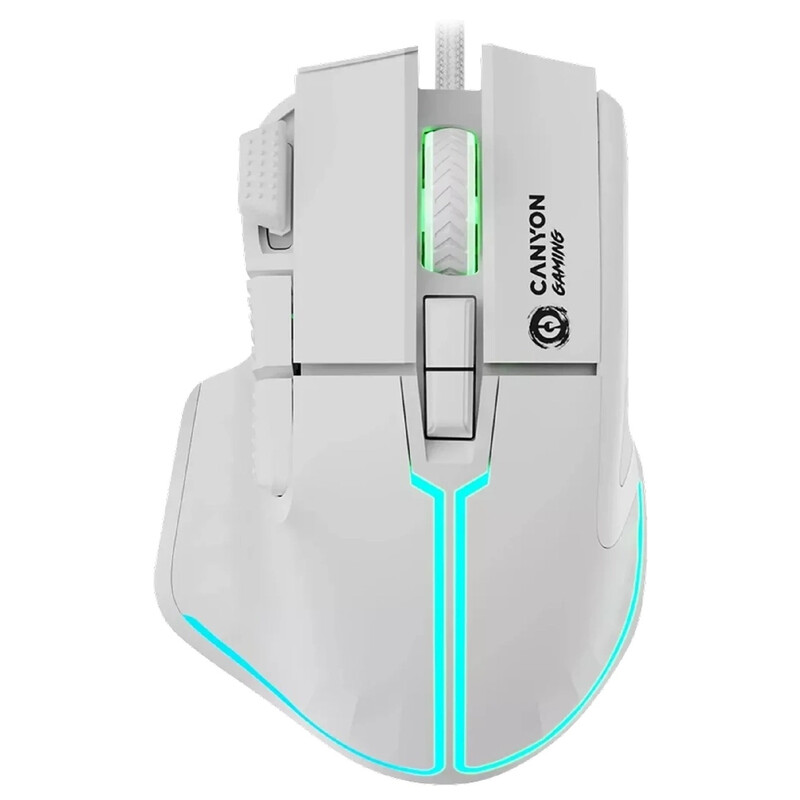 Миша Canyon Fortnax GM-636 RGB USB White (CND-SGM636W)