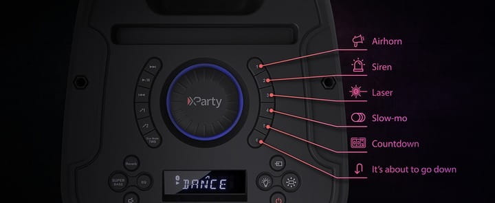 Акустическая система Sharp XParty Street Beat PS-949 Black