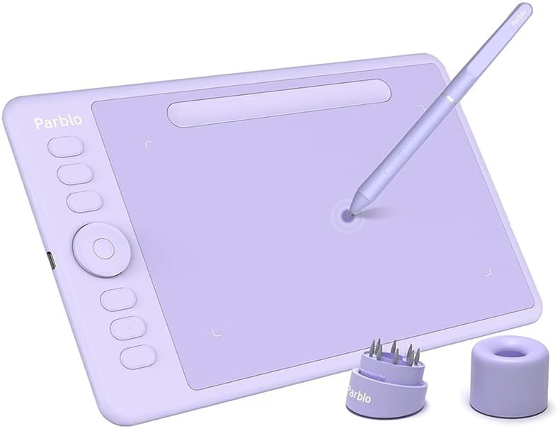 Графічний планшет Parblo Intangbo S Purple