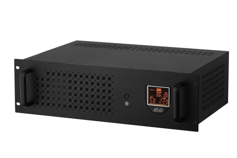 Источник бесперебойного питания 2E RE850 (2E-RE850), 850VA/480W, RM 2U, LCD, USB, 2 x Schuko