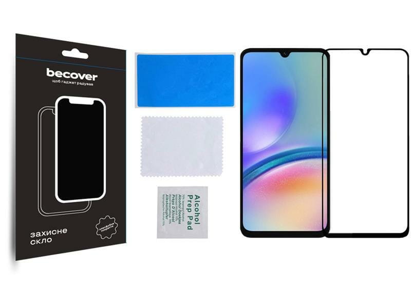Защитное стекло BeCover для Samsung Galaxy A05 SM-A055/A05s SM-A057 Black (710157)