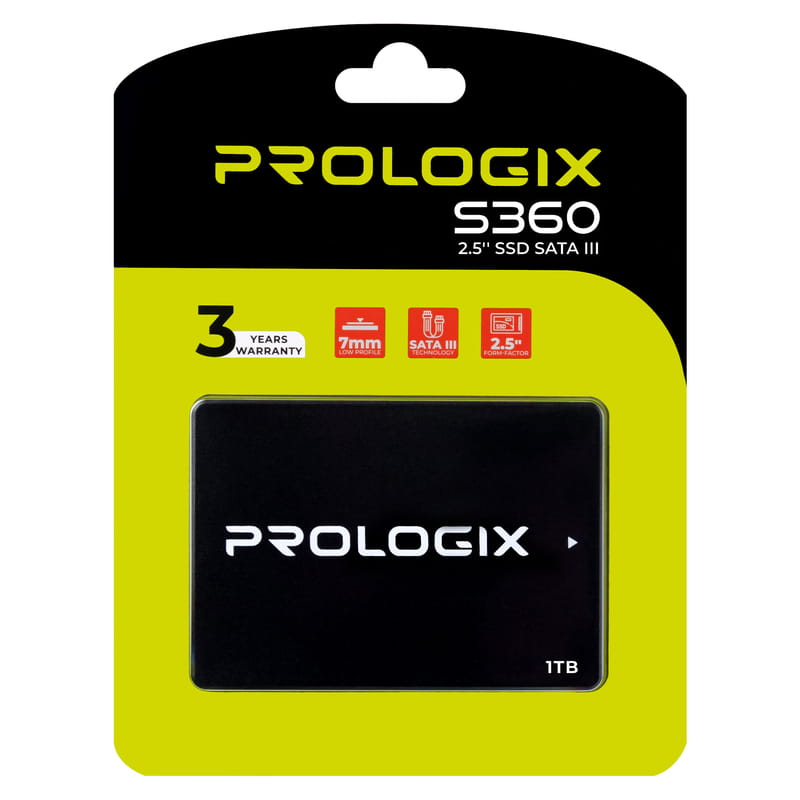 Накопичувач SSD 1TB Prologix S360 2.5" SATAIII 3D TLC (PRO1000GS360)