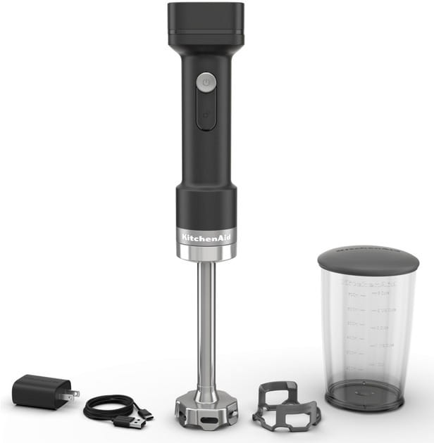 Блендер погружной беспроводной KitchenAid Go 5KHBRV71BM Black