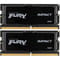 Фото - Модуль памяти SO-DIMM DDR5 2x32GB/5600 Kingston Fury Impact (KF556S40IBK2-64) | click.ua