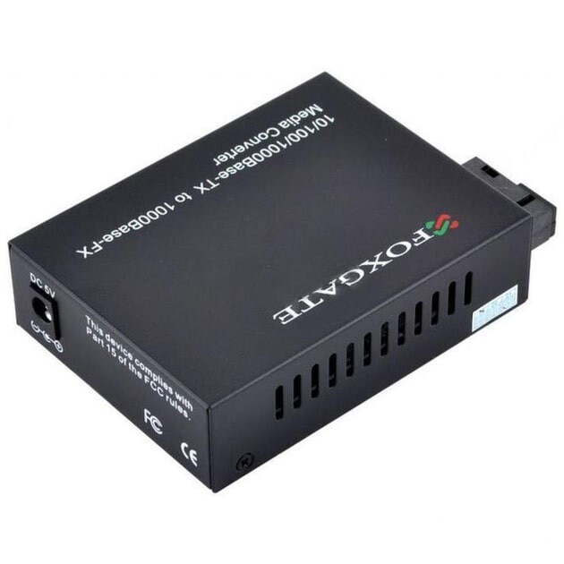 Медиаконвертер FoxGate EC-Q-1G-1SM-1310nm-20