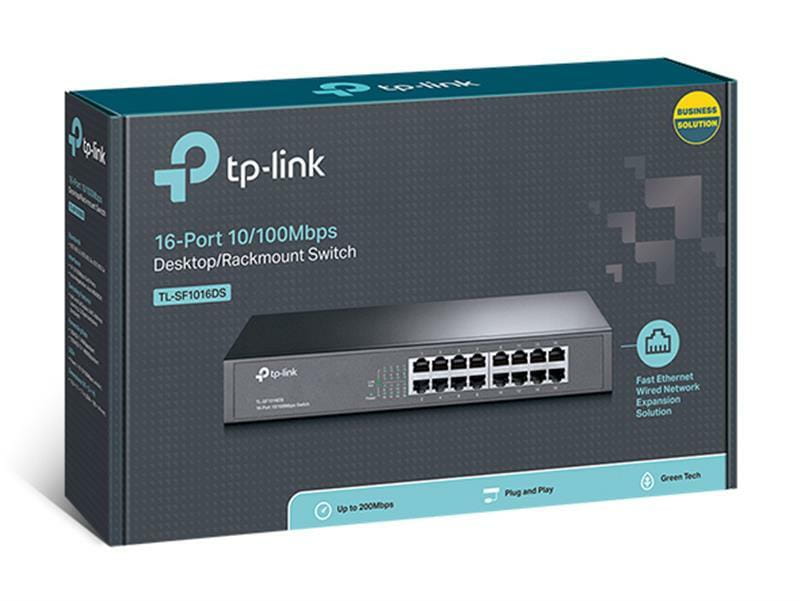 Комутатор TP-Link TL-SF1016DS