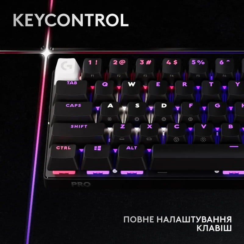 Клавиатура беспроводная Logitech G PRO X 60 TKL GX Optical Tactile Black (920-011911)
