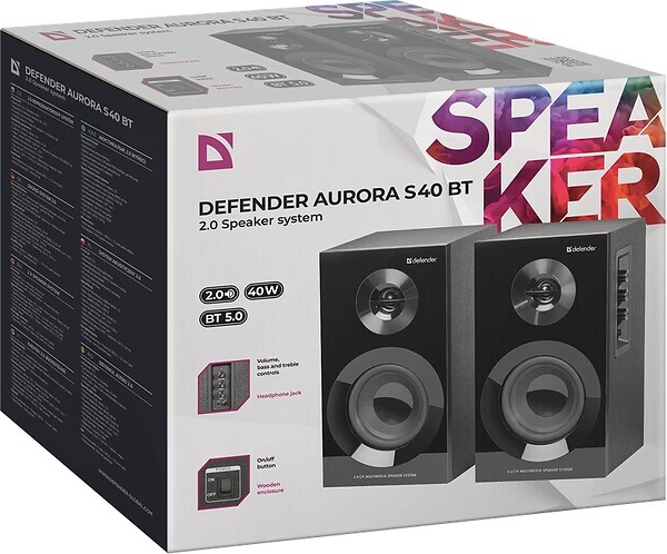 Акустична система Defender Aurora S40 Black (65240)