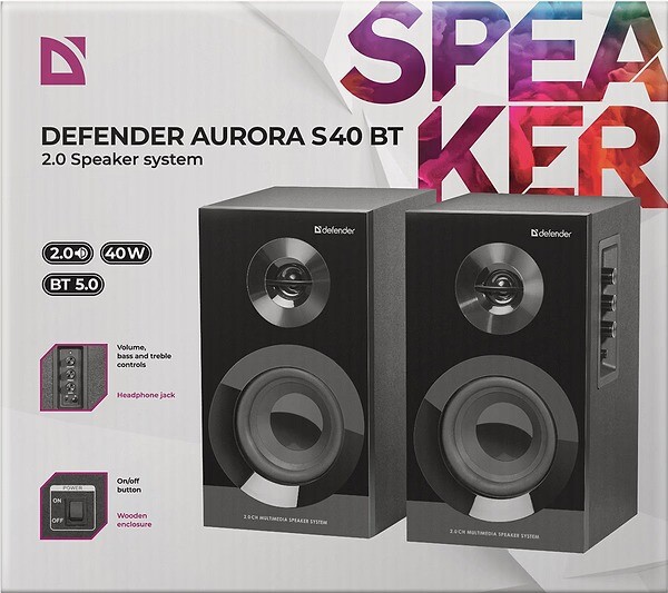 Акустична система Defender Aurora S40 Black (65240)