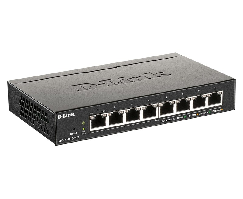 Комутатор D-Link DGS-1100-08PV2