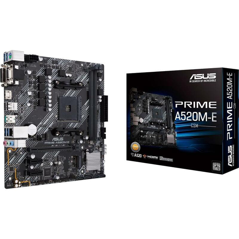 Материнская плата Asus Prime A520M-E/CSM Socket AM4
