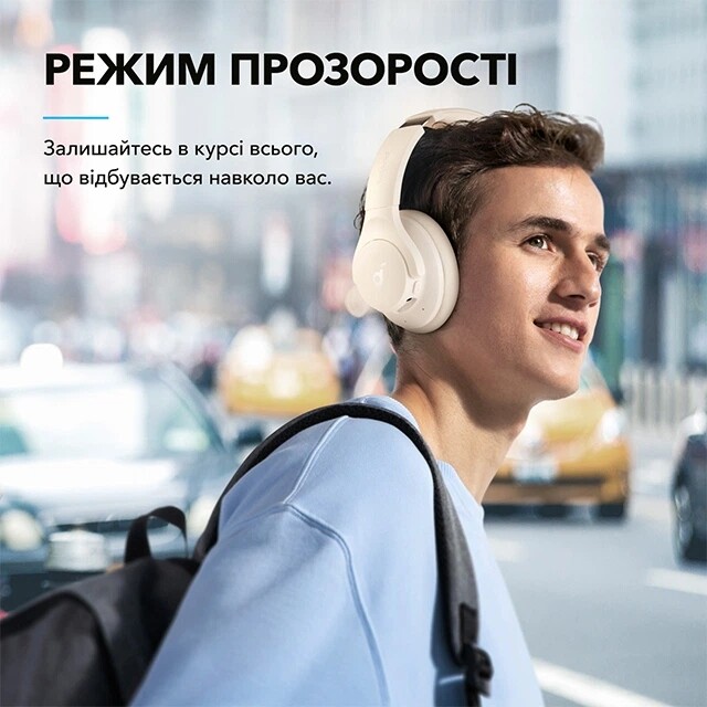 Bluetooth-гарнітура Anker SoundCore Q20i White (A3004G21)