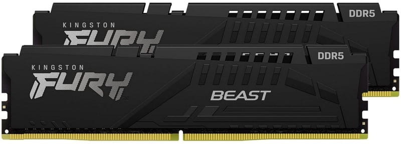 Модуль пам`яті DDR5 2x16GB/6000 Kingston Fury Beast Black (KF560C36BBE2K2-32)