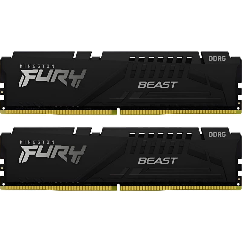 Модуль пам`яті DDR5 2x16GB/6000 Kingston Fury Beast Black (KF560C36BBE2K2-32)