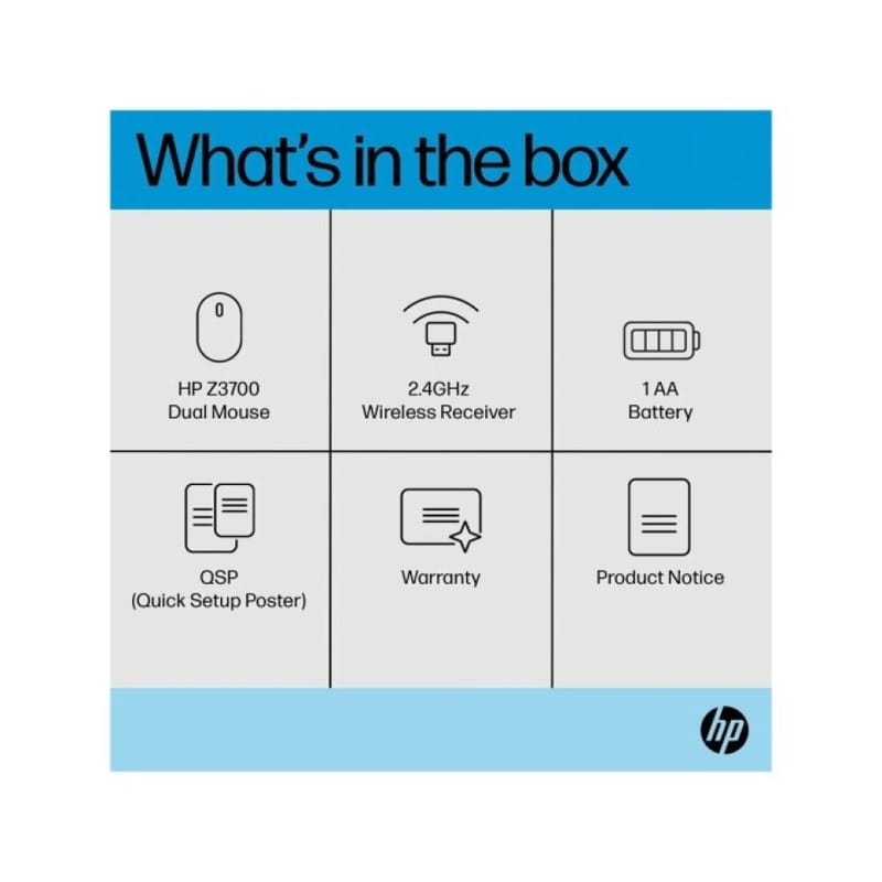 Мышь беспроводная HP Z3700 Black (758A8AA)