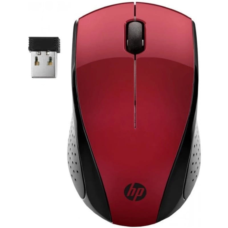 Миша бездротова HP 220 Red/Black (7KX10AA)