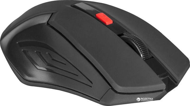 Мышь беспроводная Defender Accura MM-275 Black/Red (52276)