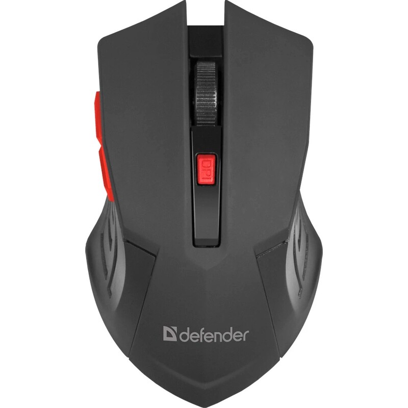 Мышь беспроводная Defender Accura MM-275 Black/Red (52276)
