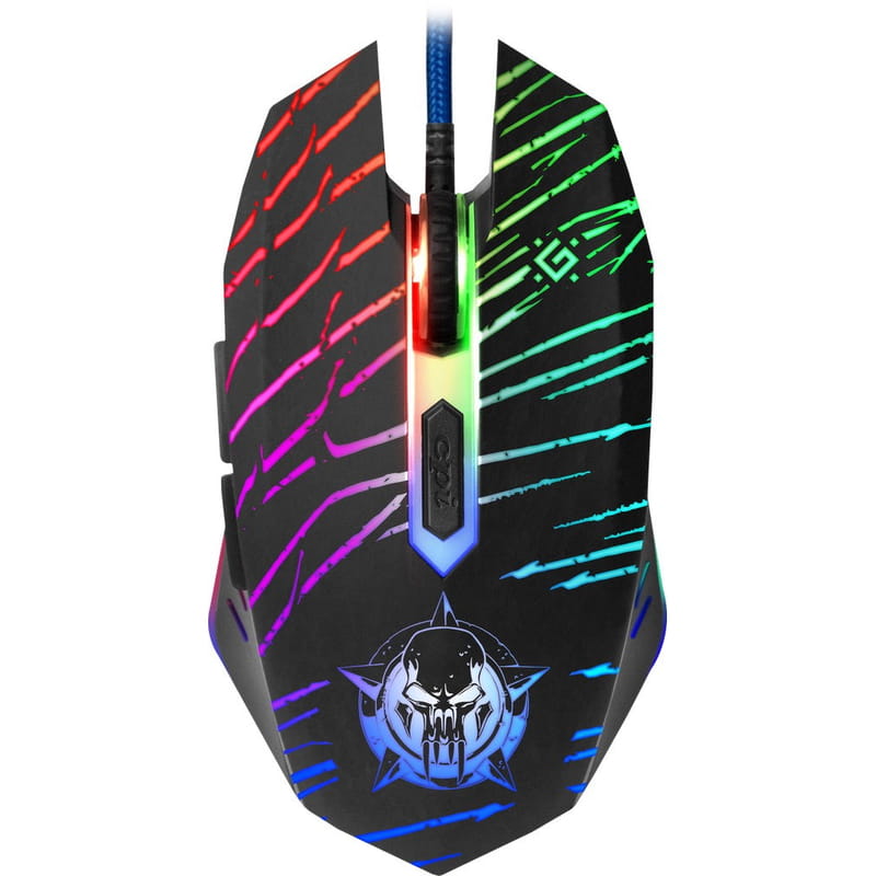 Миша Defender Dark Agent GM-590L + килимок Black (52590)