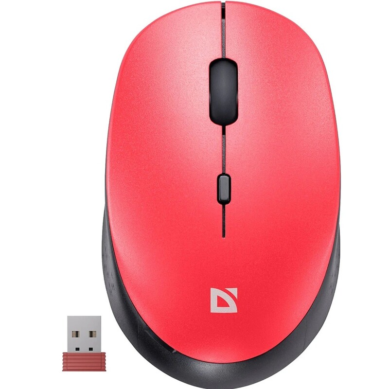 Мышь беспроводная Defender Auris MB-027 Red (52026)