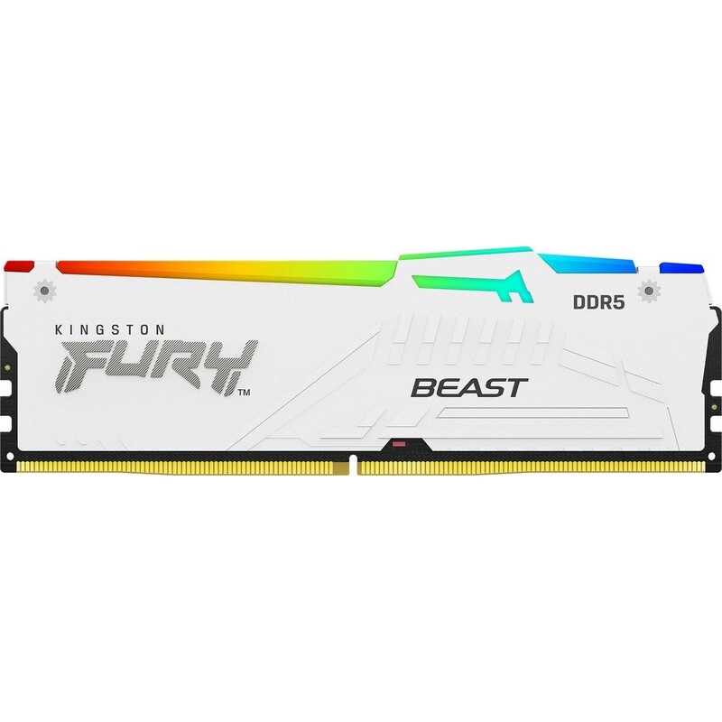 Модуль пам`ятi DDR5 32GB/5600 Kingston Fury Beast RGB XMP (KF556C40BWA-32)