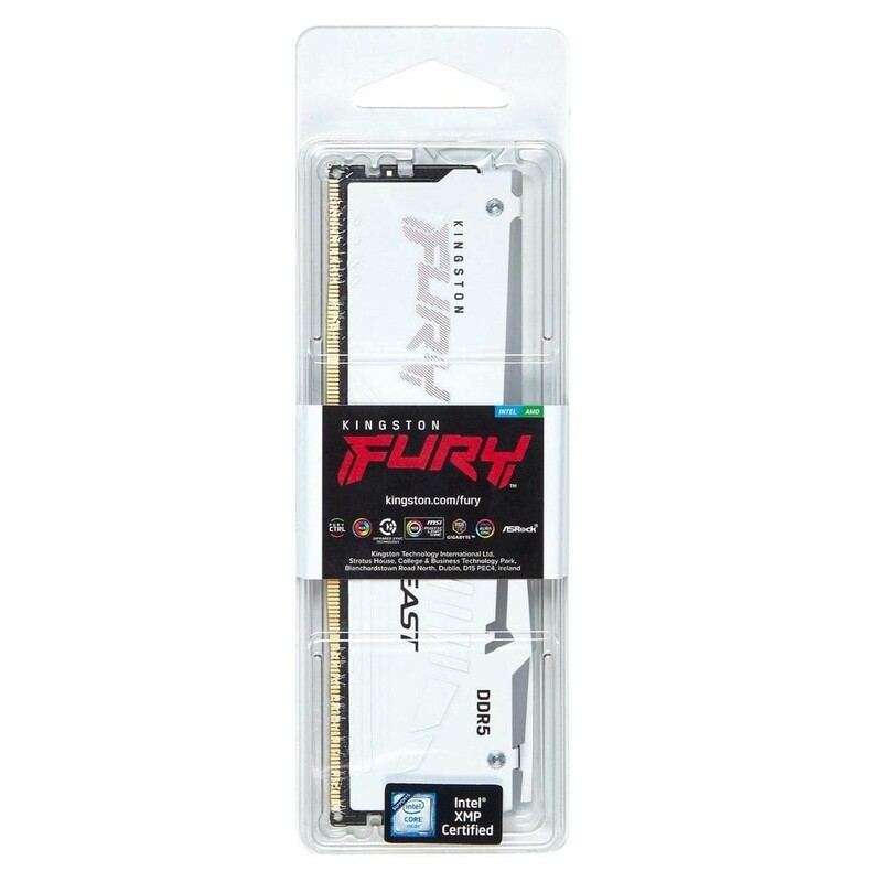 Модуль пам`ятi DDR5 32GB/5600 Kingston Fury Beast RGB XMP (KF556C40BWA-32)