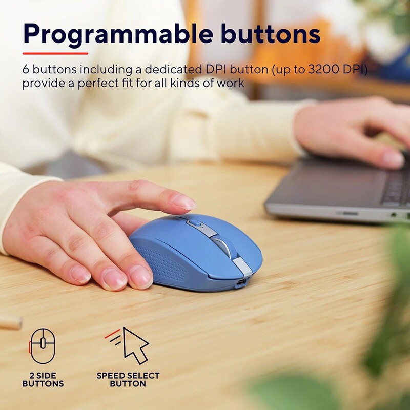Миша бездротова Trust Ozaa Compact Blue (24934)