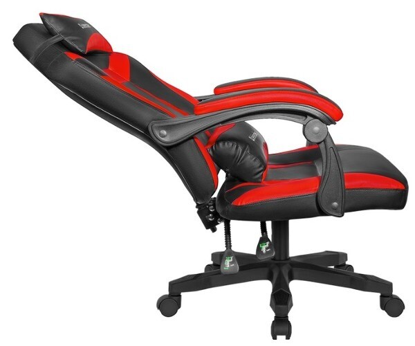 Кресло для геймеров Defender Master Black/Red (64359)
