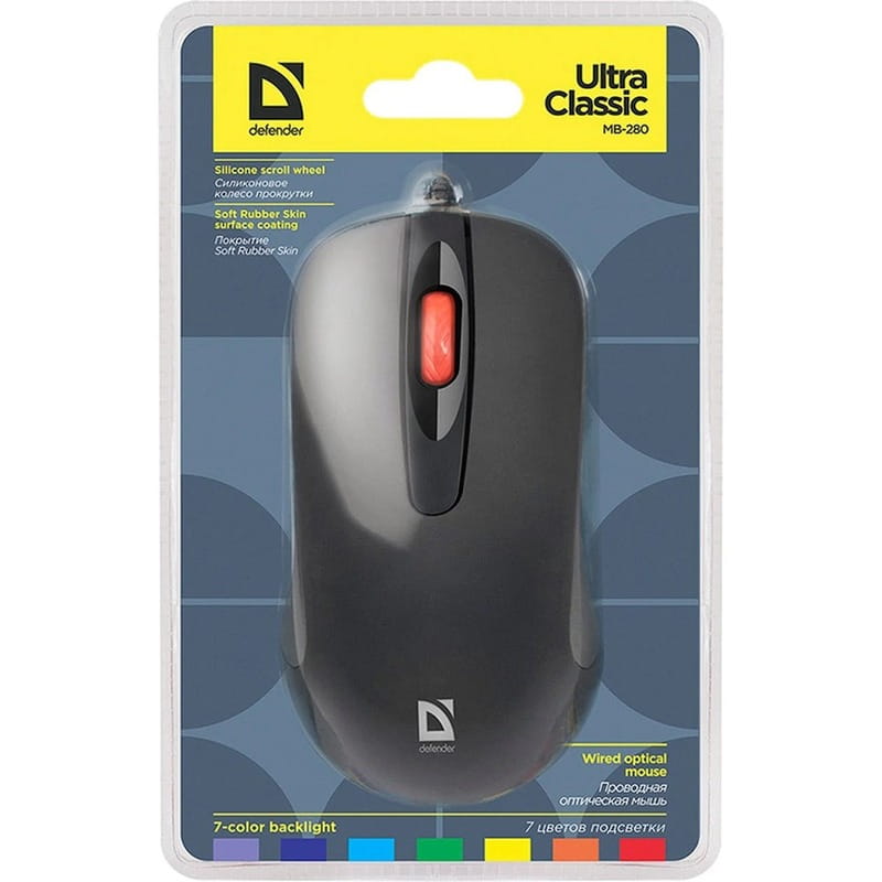 Мышь Defender Ultra Classic MB-280 Black (52281)