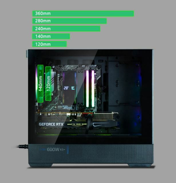 Корпус Zalman P30 Air Black без БЖ