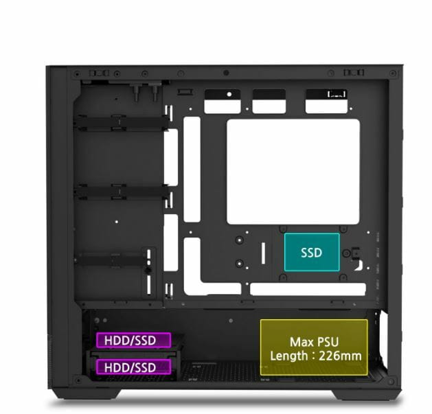 Корпус Zalman P30 Air Black без БЖ
