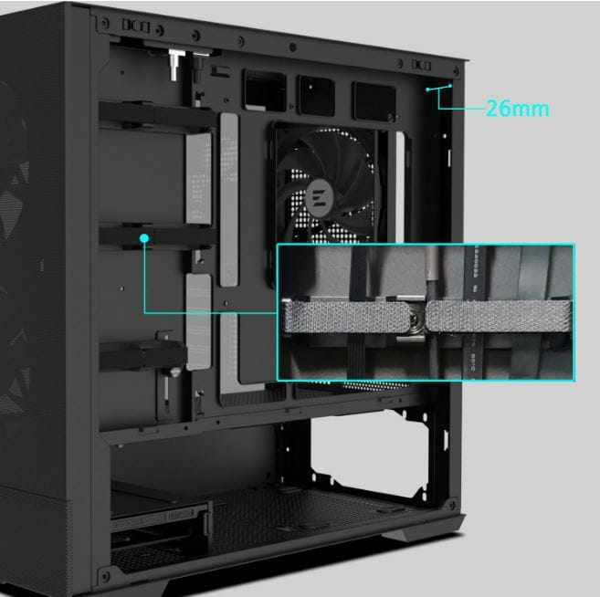 Корпус Zalman P30 Air Black без БЖ