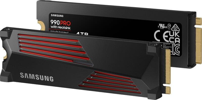 Накопичувач SSD 4ТB Samsung 990 PRO M.2 2280 PCIe 4.0 x4 NVMe V-NAND MLC (MZ-V9P4T0CW)
