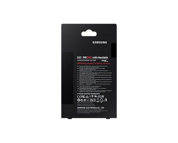 Накопитель SSD 2TB Samsung 990 PRO M.2 PCIe 4.0 x4 V-NAND TLC (MZ-V9P2T0CW)