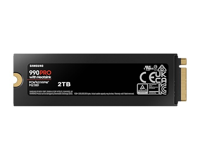 Накопитель SSD 2TB Samsung 990 PRO M.2 PCIe 4.0 x4 V-NAND TLC (MZ-V9P2T0CW)