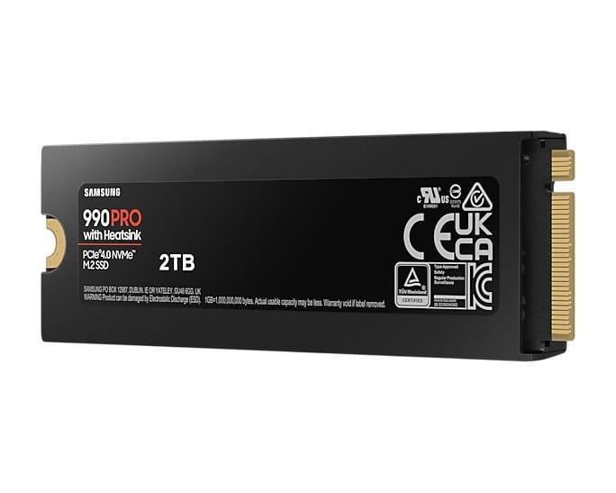 Накопитель SSD 2TB Samsung 990 PRO M.2 PCIe 4.0 x4 V-NAND TLC (MZ-V9P2T0CW)