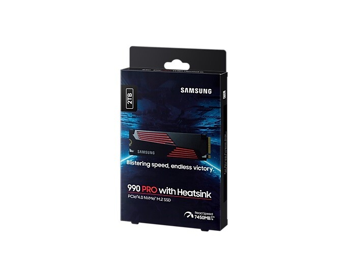 Накопитель SSD 2TB Samsung 990 PRO M.2 PCIe 4.0 x4 V-NAND TLC (MZ-V9P2T0CW)