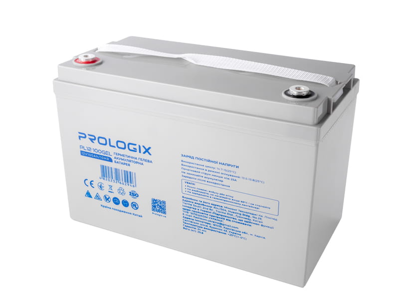 Акумуляторна батарея Prologix 12V 100AH (PL12-100GEL) GEL