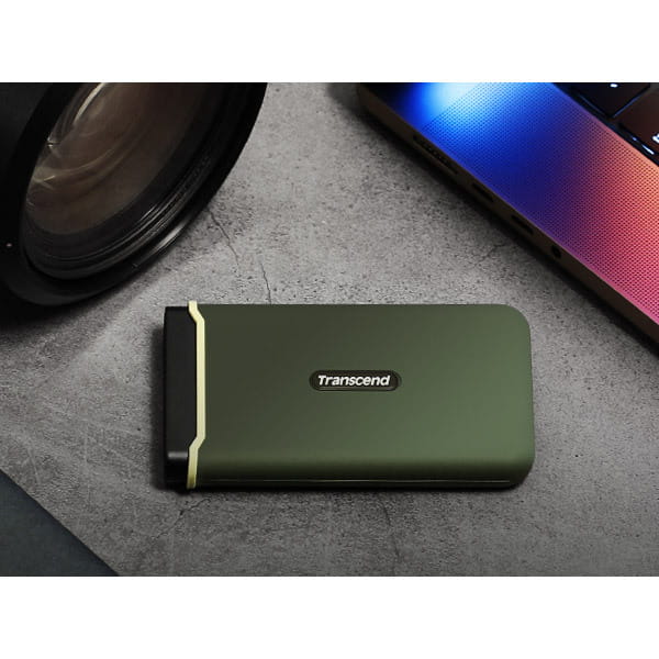 Накопитель внешний SSD USB 3.2 Gen 2 Type-C 2TB Transcend ESD380С Military Green (TS2TESD380C)