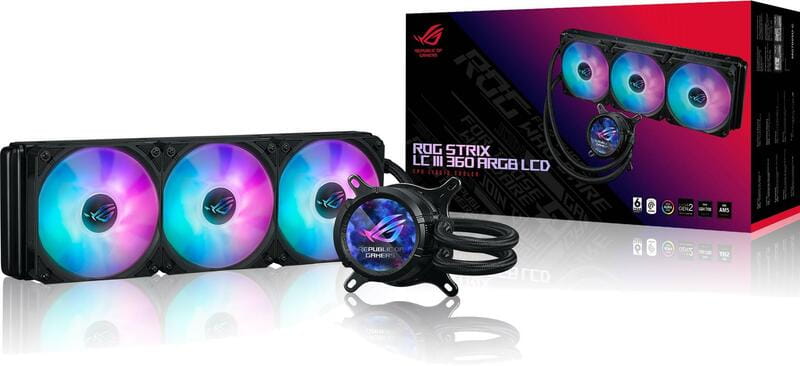 Система водяного охолодження Asus ROG Strix LC III 360 ARGB LCD (90RC00W1-M0UAY0)