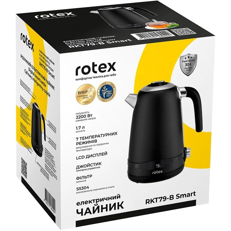 Электрочайник Rotex RKT79-B Smart