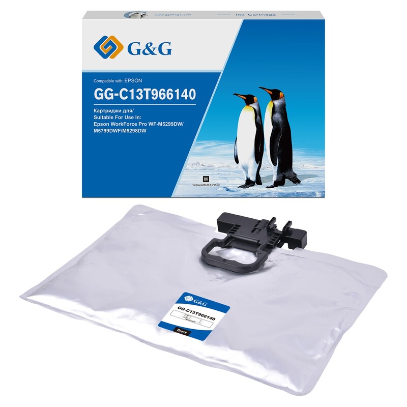Картридж G&G Epson WorkForce Pro WF-5299DW/M5799DWF/M5298DW Black (G&G-C13T966140)