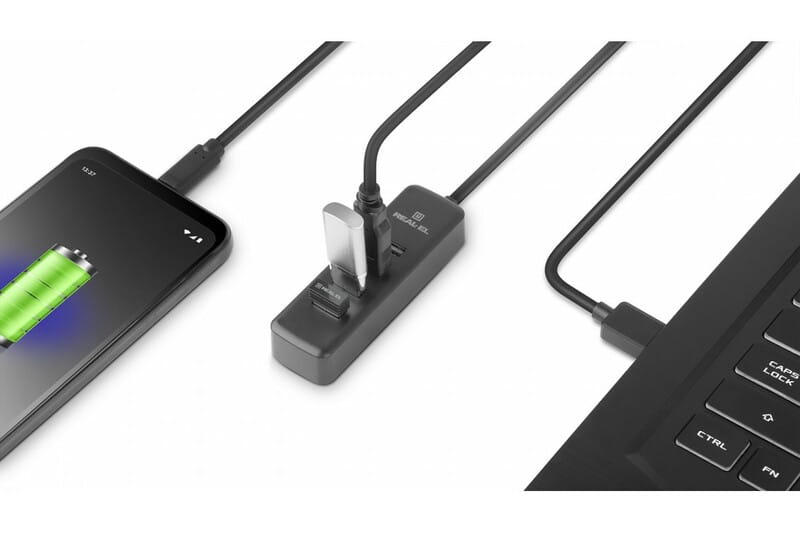 USB-хаб REAL-EL HQ-175 4 ports