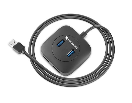 USB-хаб REAL-EL HQ-187 4 ports