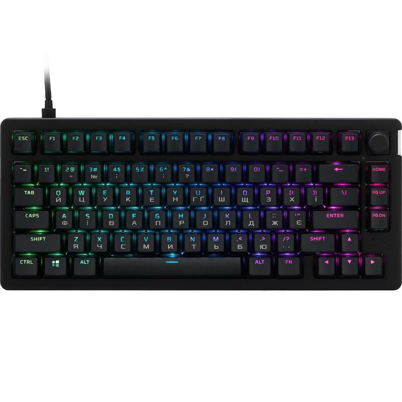 Клавиатура HyperX Alloy Rise 75 PBT Mechanical HyperX Red Black (7G7A4AA)