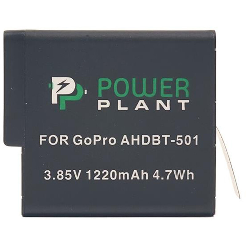 Акумулятор PowerPlant для GoPro AHDBT-501 1220mAh (CB970124)