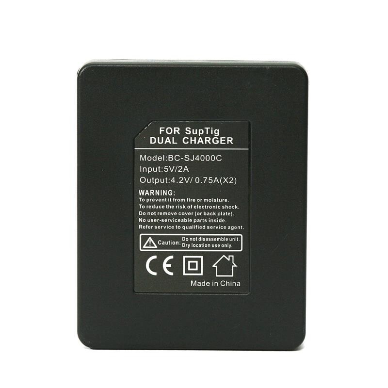 Сетевое зарядное устройство PowerPlant Dual SJCAM SJ4000 для двух аккумуляторов (DV00DV3408)
